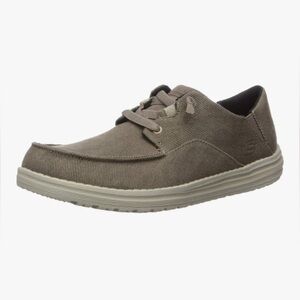 Skechers Men's Melson Volgo Slip-On Canvas Moccasins Loafer 
size 8 wide fit